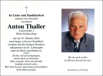 Anton Thaller